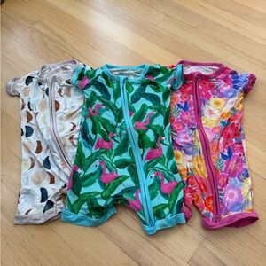 Little Sleepies Shorties Bundle 6-12m